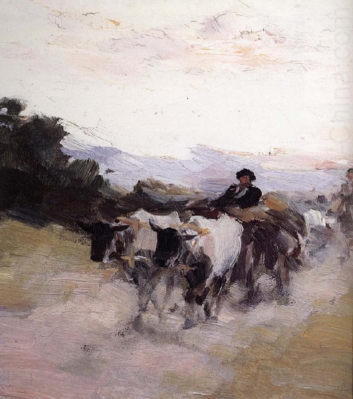 Ox Cart, Nicolae Grigorescu